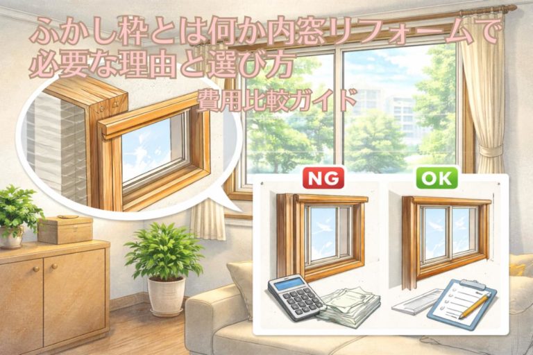 ふかし枠とは何か内窓リフォームで必要な理由と選び方・費用比較ガイド | 水廻りリフォーム・外構工事|加古川市|浜工務店